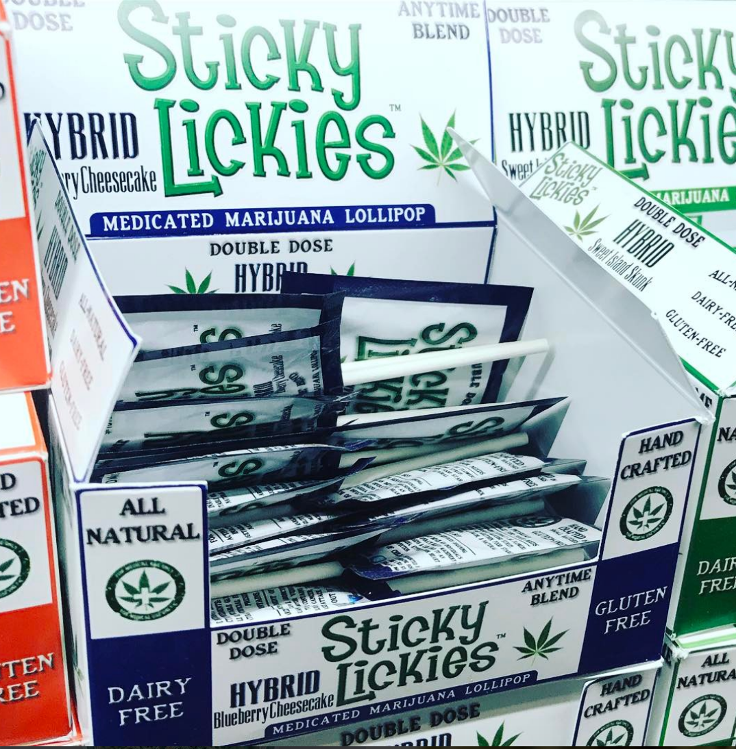 Sticky Lickies Medicated Marijuana Lollipops