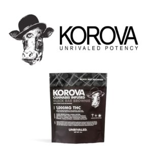 korova black bar edibles
