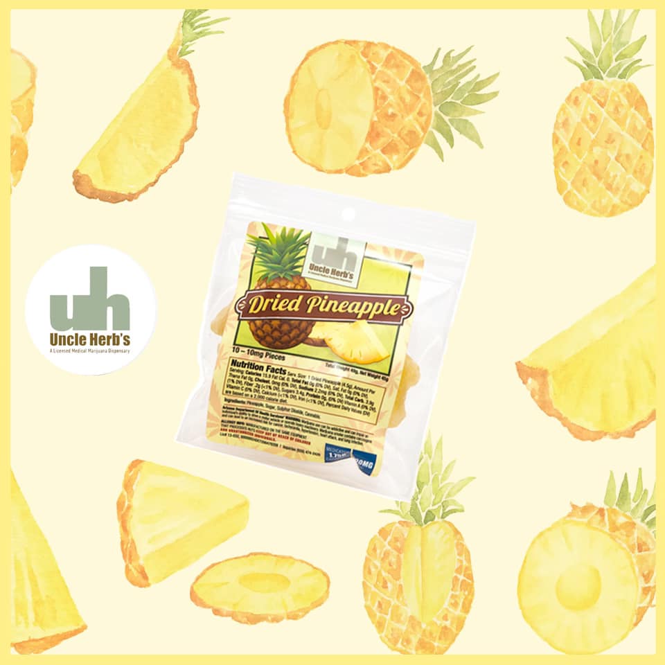 uncle herbs dried pineapple edibles 2021