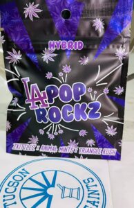 LA POP ROCKZ hybrid zkittlez animal Mints Triangle Kush